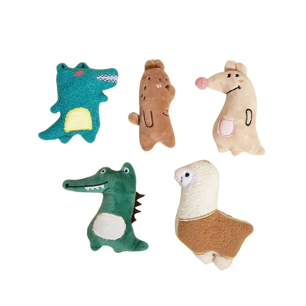 Interactive Catnip Plush Toy for Cats