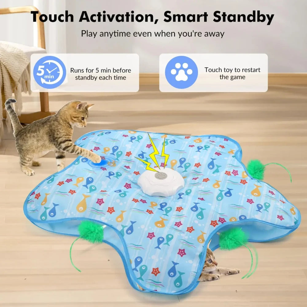 Interactive Motion-Sensing Cat Toy