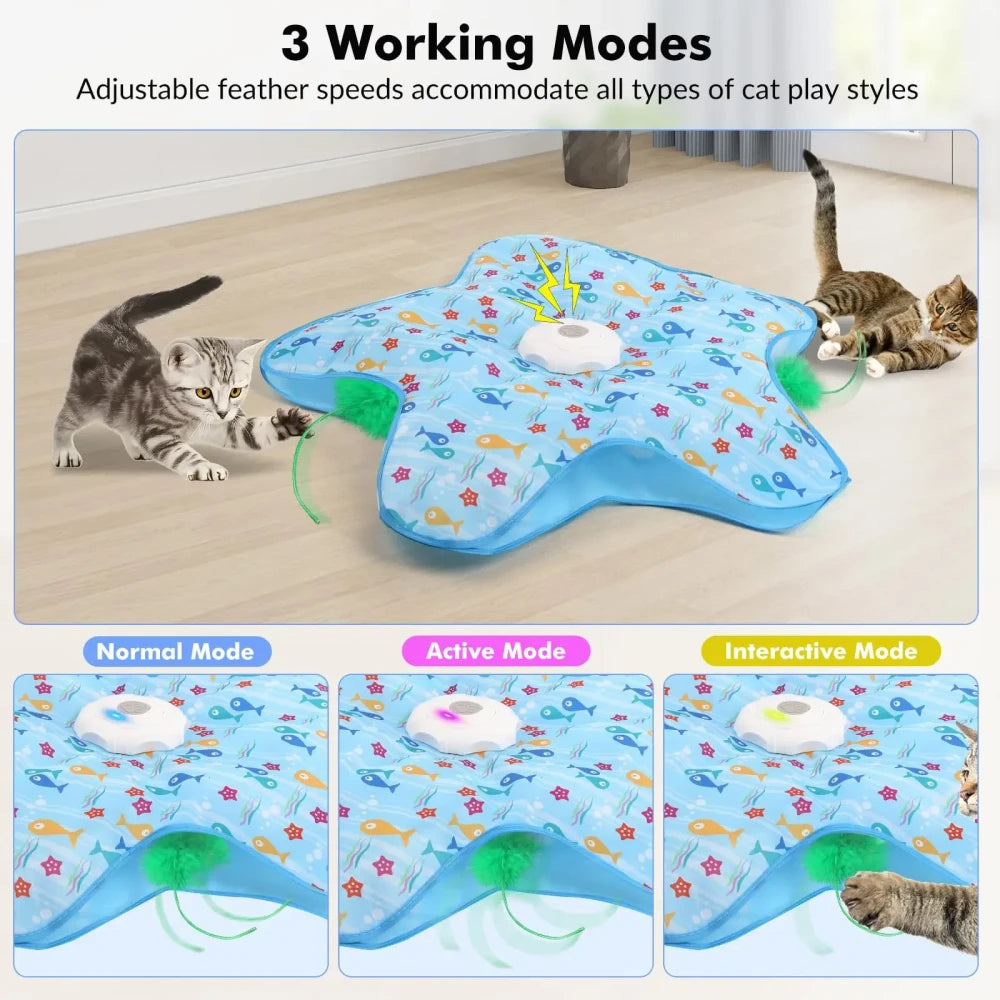 Interactive Motion-Sensing Cat Toy