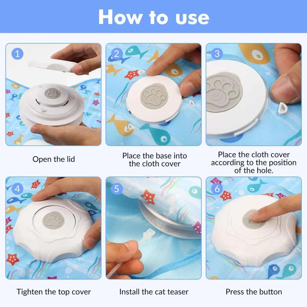 Interactive Motion-Sensing Cat Toy