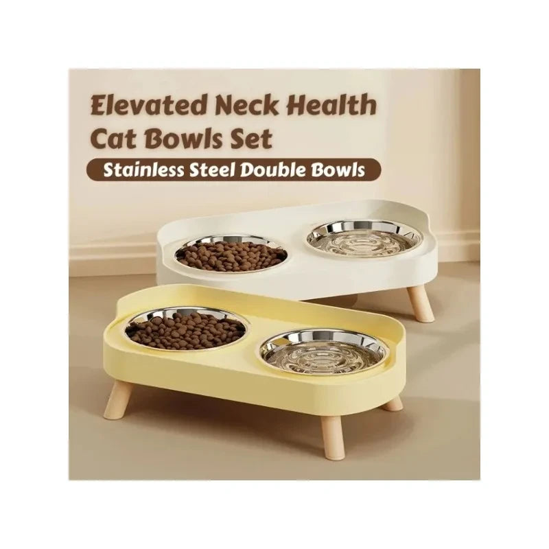 Premium Elevated Pet Feeding Station for Dogs &amp; Cats