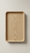 Vassoio da portata in legno naturale