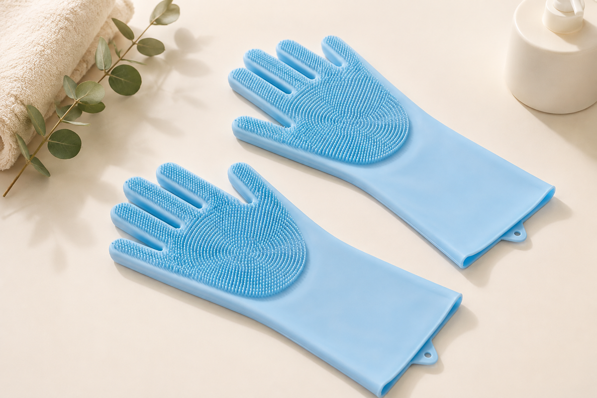 SoftScrub Pet Grooming Glove – Bath, Massage & Hair Removal