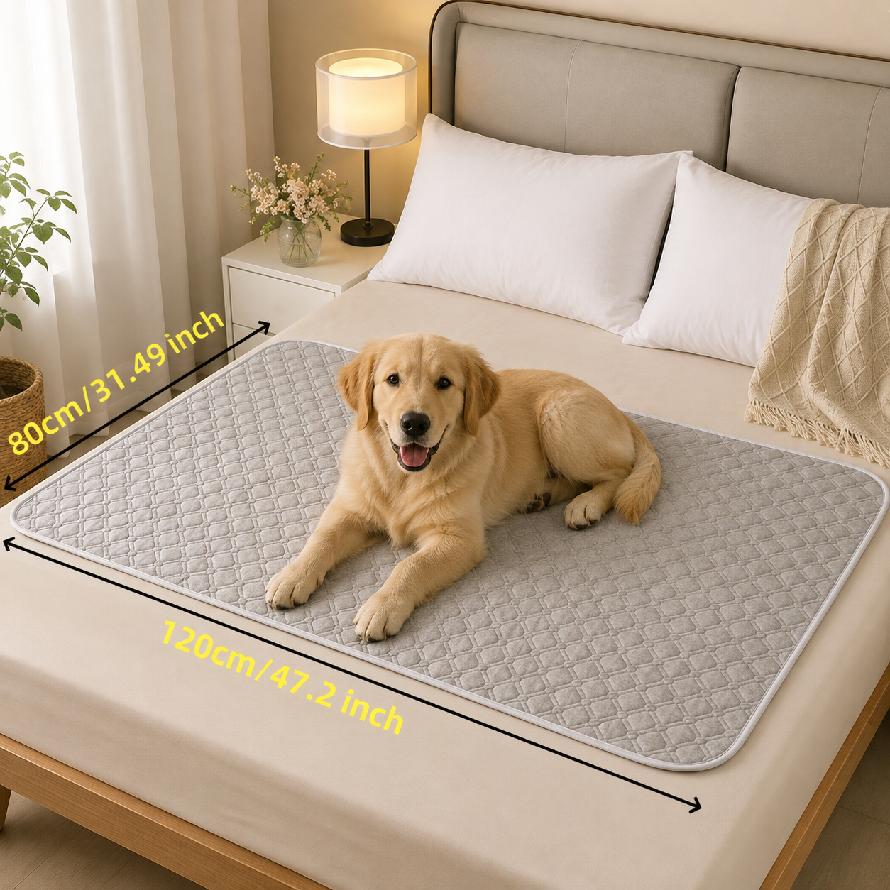DryNest Washable Pet Pad – Waterproof & Reusable Protection