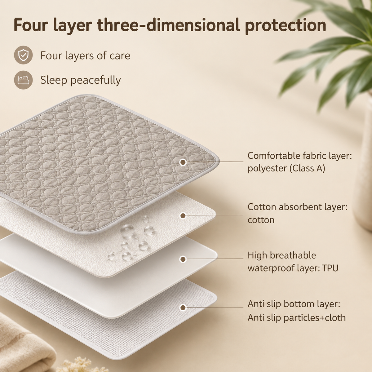 DryNest Washable Pet Pad – Waterproof & Reusable Protection