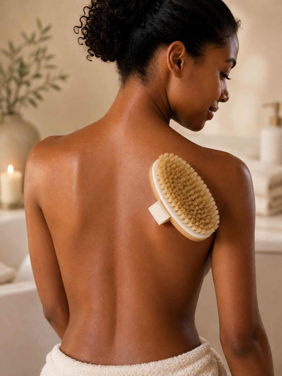 SoftGlow Natural Bristle Body Brush