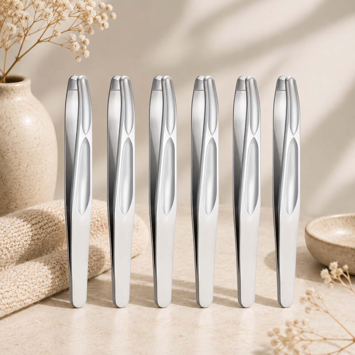 SmoothTip Precision Facial Tweezers