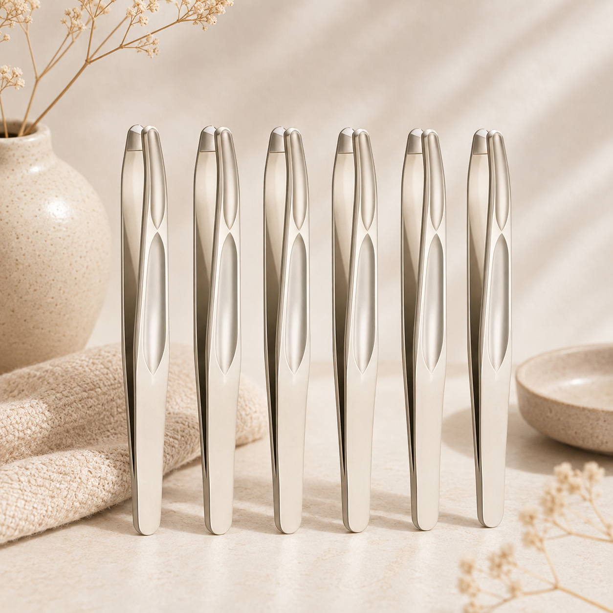SmoothTip Precision Facial Tweezers