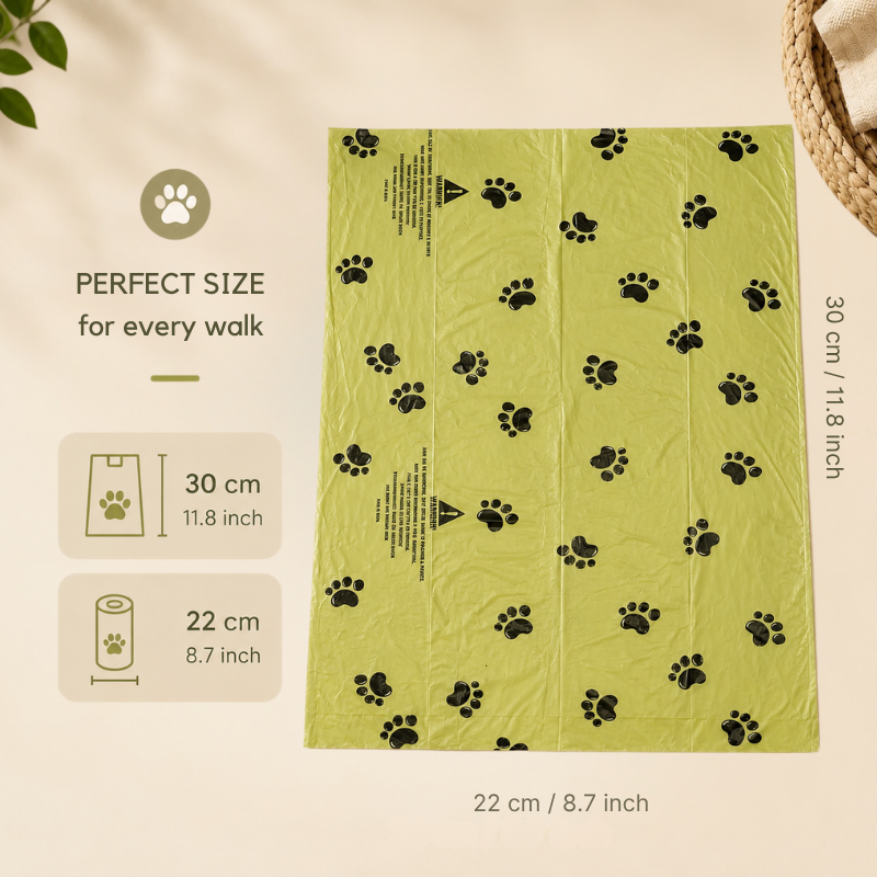 PawGuard dog poop bags packaging – reliable for every walk